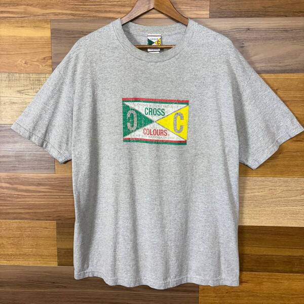 00s CROSS COLOURS クロスカラーズ ロゴ プリント T-sh Tシャツ サイズ メンズ L 00年代 VINTAGE ビンテージ ヴィンテージ 古着 r25042569