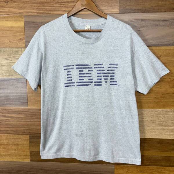USA製 90s IBM 企業系 プリント T-sh Tシャツ サイズ メンズ XL シングルステッチ アメリカ製 90年代 VINTAGE ビンテージ 古着 r25042570
