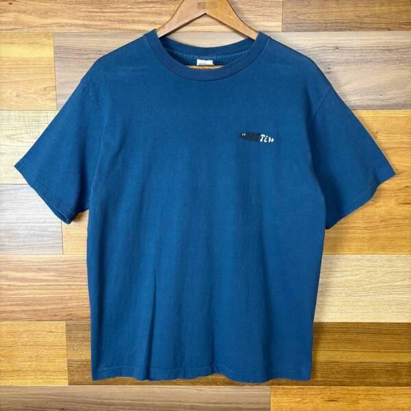 USA製 90s HANGTEN ハンテン 両面 プリント Tーsh Tシャツ サイズ メンズ L シングルステッチ アメリカ製 90年代 VINTAGE 古着 r25042592