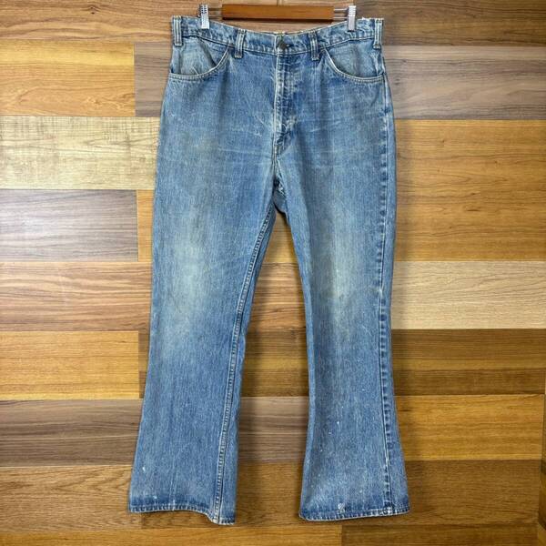 70s Levi's 646 リーバイス ブーツカット フレア デニム パンツ ジーンズ ジーパン サイズ W36L30 メンズ L位 70年代 古着 r25050908