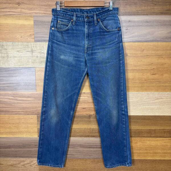USA製 80s Levi's 20505 0217 リーバイス デニム パンツ ジーンズ ジーパン サイズ W31 L29 メンズ S位 オレンジタブ アメリカ製 r25050923