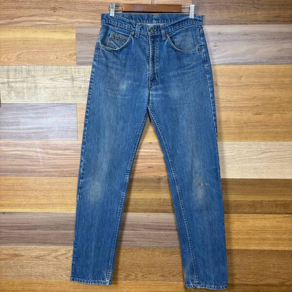 USA製 80s Levi's 505 リーバイス デニム パンツ ジーパン ジーンズ サイズ W32 L34 メンズ M位 オレンジタブ ビンテージ 古着 r25050947