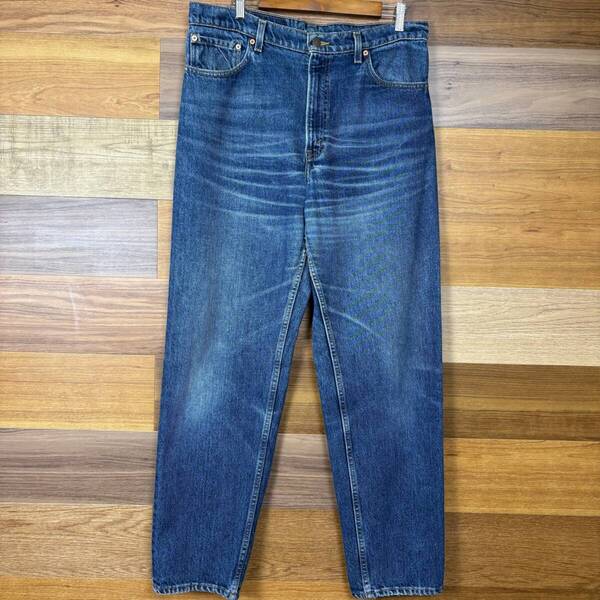 USA製 90s Levi's 550 リーバイス デニム パンツ ジーパン ジーンズ サイズ W36 L32 メンズ L位 赤タブ トップボタン裏 520 古着 r25050950