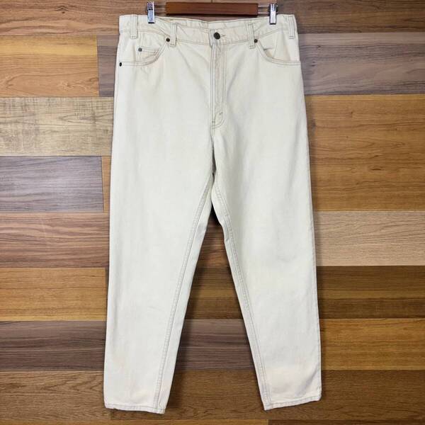 USA製 90s Levi's 550 リーバイス デニム パンツ ジーパン ジーンズ サイズ メンズ L位 オレンジタブ トップボタン裏 575 古着 r25050961