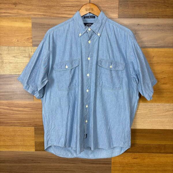 90s DOCKERS ドッカーズ ボタンダウン 半袖 シャツ サイズ メンズ M 90年代 VINTAGE ビンテージ ヴィンテージ アメカジ 古着 r25052719
