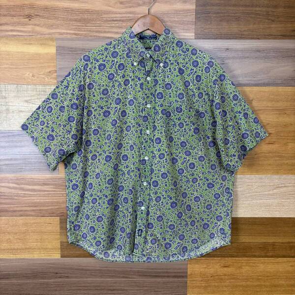 90s DOCKERS ドッカーズ 花柄 総柄 半袖 シャツ サイズ メンズ M 90年代 VINTAGE ビンテージ ヴィンテージ ストリート 古着 r25052733