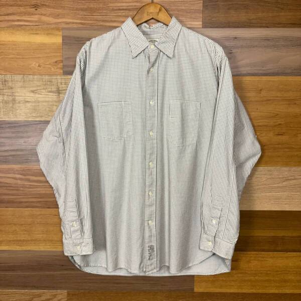 90s Polo Jeans Ralph Lauren ポロ ジーンズ ラルフローレン マチ付き 長袖シャツ サイズ メンズ L 90年代 アメカジ 古着 r25052775