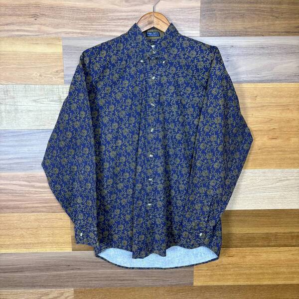 90s GEOFFREY BEENE 総柄シャツ 長袖シャツ サイズ 15-15 1/2 メンズ M 90年代 VINTAGE ビンテージ ヴィンテージ アメカジ 古着 r25052789