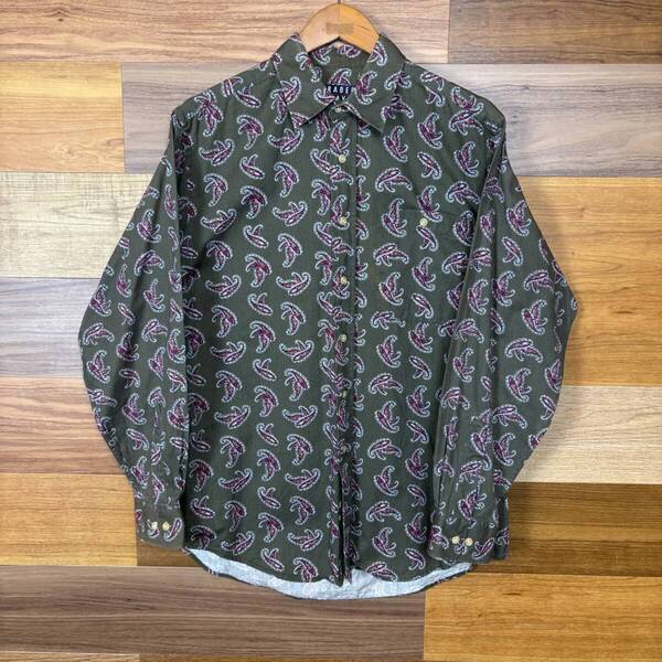 90s TRADER BAY 総柄 シャツ 長袖シャツ サイズ メンズ M 90年代 VINTAGE ビンテージ ヴィンテージ ストリート アメカジ 古着 r25052794