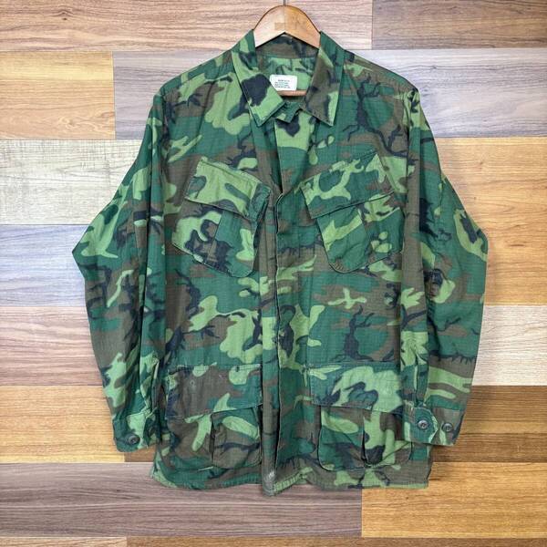 米軍実物 60s U.S.ARMY ジャングルファティーグ ジャケット サイズ Medium Regular メンズ M位 60年代 VINTAGE ミリタリー r25060626