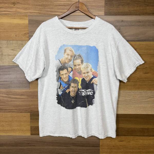 90s NSYNC インシンク フォトプリント T-sh Tシャツ サイズ メンズ L 90年代 VINTAGE ビンテージ ヴィンテージ ストリート 古着 r25060686