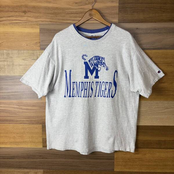 USA製 90s Champion チャンピオン カレッジ T-sh Tシャツ サイズ メンズ XL 袖シングルステッチ アメリカ製 90年代 VINTAGE 古着 r25060694