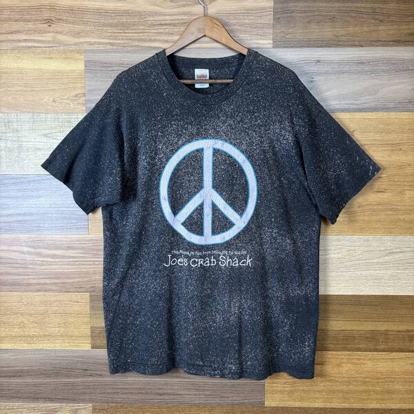 USA製 90s PEACE LOVE&CRABS! ペースマーク タイダイ T-sh Tシャツ サイズ メンズ XL シングルステッチ アメリカ製 90年代 古着 r25062710