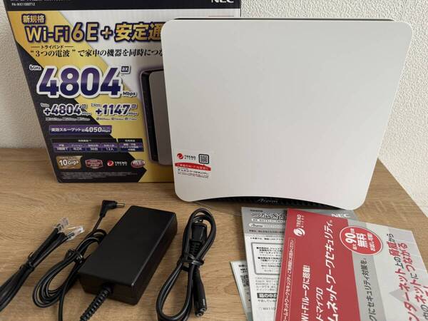 NEC Aterm WX11000T12 無線LANルーター