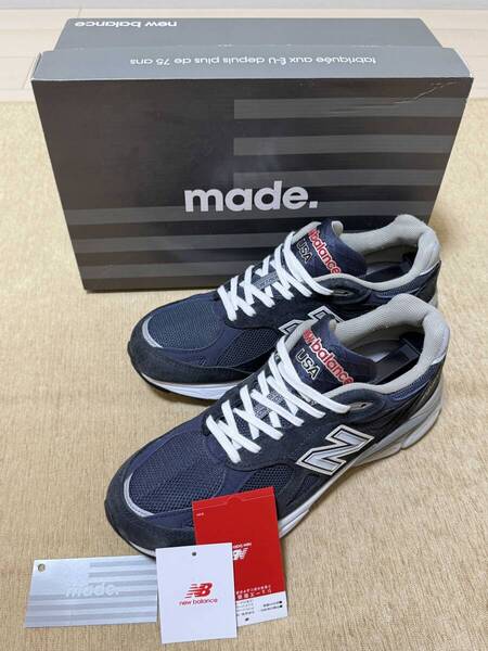 【送料無料】NewBalance M990NB3(V3) 26.5cm /ニューバランス Made in USA