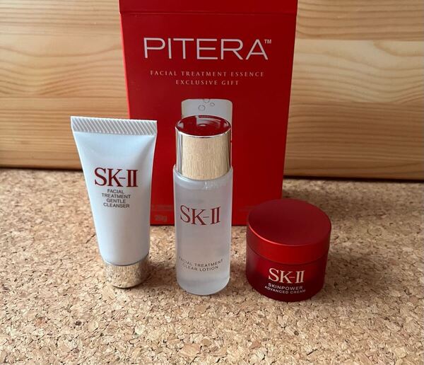 SK-II フェイシャル トリートメント エッセンス エクスクルーシブ ギフト スキンパワーアドバンストクリーム 化粧水 洗顔料 美容クリーム