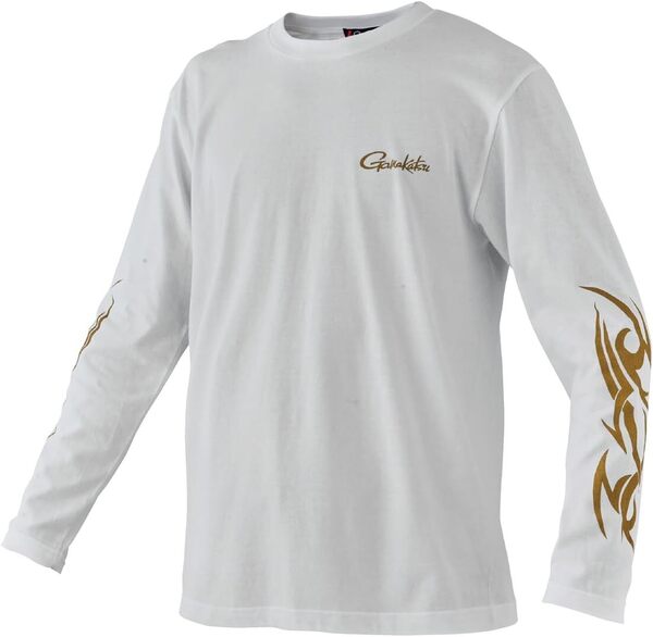がまかつ GM3769 Mサイズ ロングスリーブTシャツ ホワイト