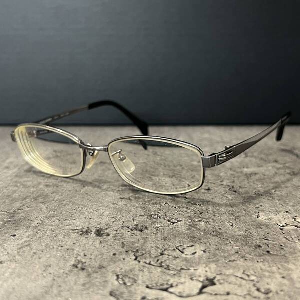 ◆Charmant シャルマン 眼鏡フレーム メガネ メンズマーク XM1113 GR 53□17-140 男性用 グレー スクエア eyewear