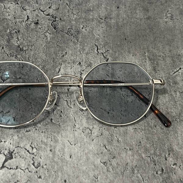 ◆JINS ジンズ 眼鏡フレーム メガネ MMF-22A-034AA クラウンパント型 メンズ レディース ユニセックス 48□21-149 eyewear お洒落