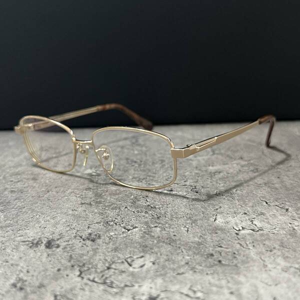 ◆Charmant シャルマン 眼鏡フレーム メガネ PRECIS PE23687 ゴールド 54□16-140 Titan-P ブラウンゴールド メンズ 男性用