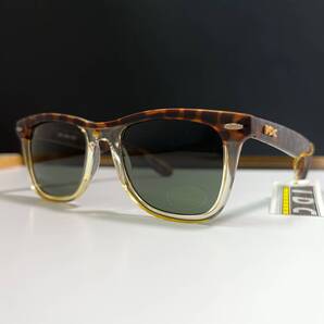 デッドストック◆I.D.C. 5504 NO.2 MADE IN FRANCE 未使用品 90's VINTAGE IDC アイディーシー サングラス eyewear ブラウン レオパード