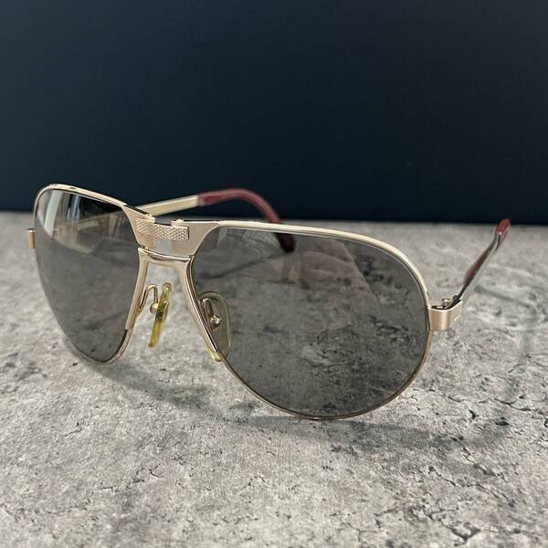 ◆DUNHILL ダンヒル ヴィンテージ サングラス ティアドロップ型 ゴールド Vintage OLD