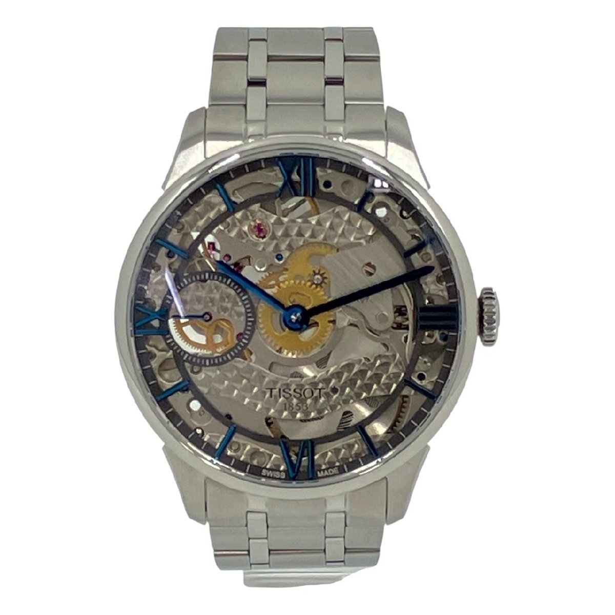 希少　TISSOT　自動巻　裏スケルトン　稼働 Yahoo!オークション -「ティソ スケルトン」(ブランド腕時計) の