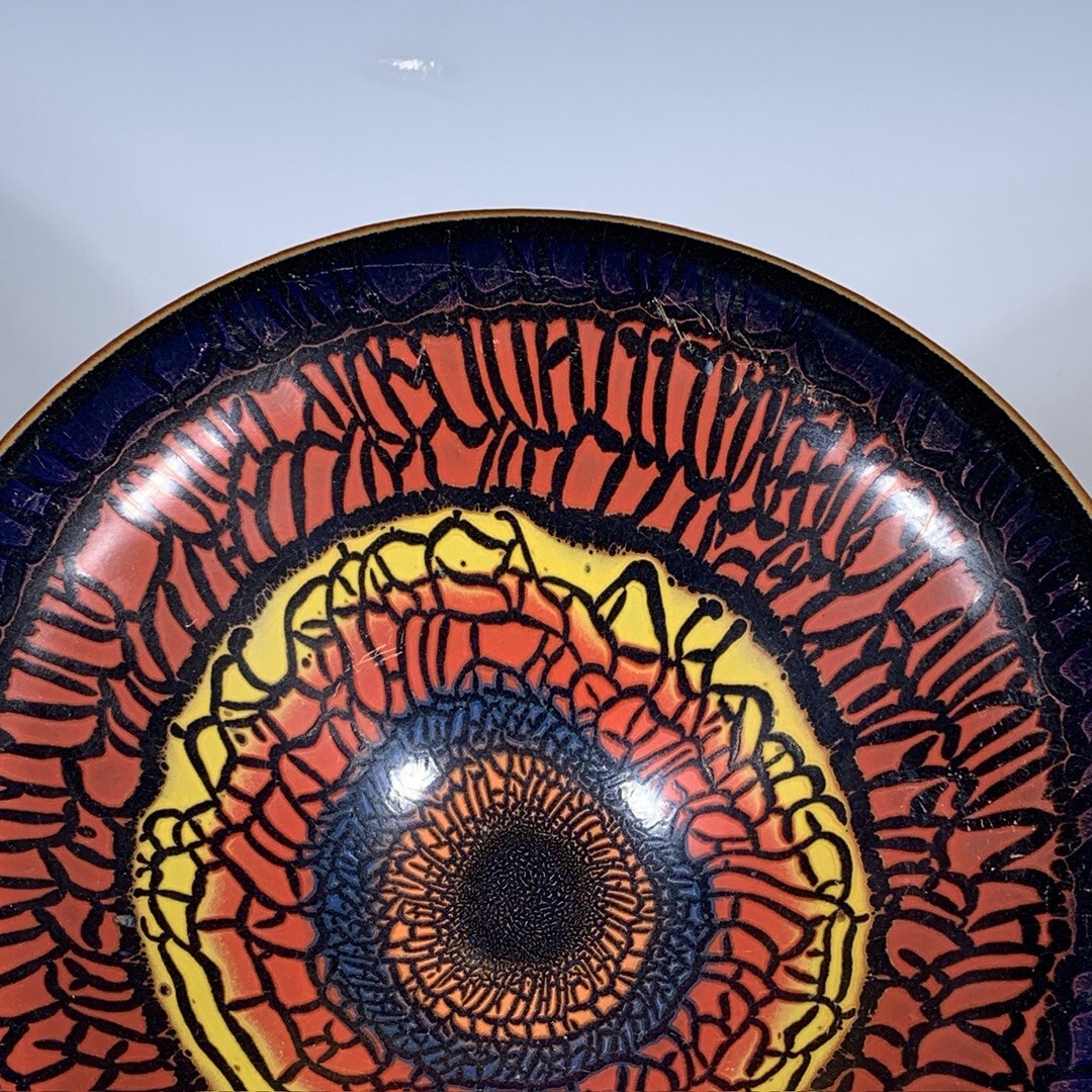 永し 宋時代 建窯 曜變彩釉盞 古陶磁器 陶芸 中国陶瓷