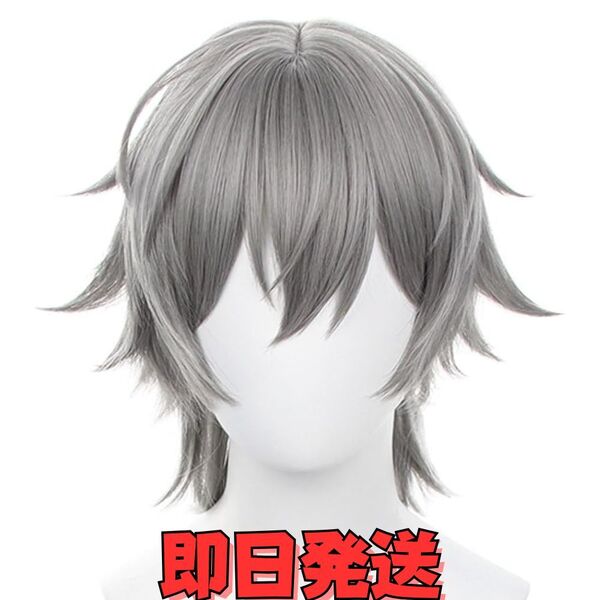 【送料無料】崩壊スターレイル 男性主人公 ウィッグ コスプレ グレー ショート かつら WIG 高温耐熱 衣装 仮装 変装 ゲーム