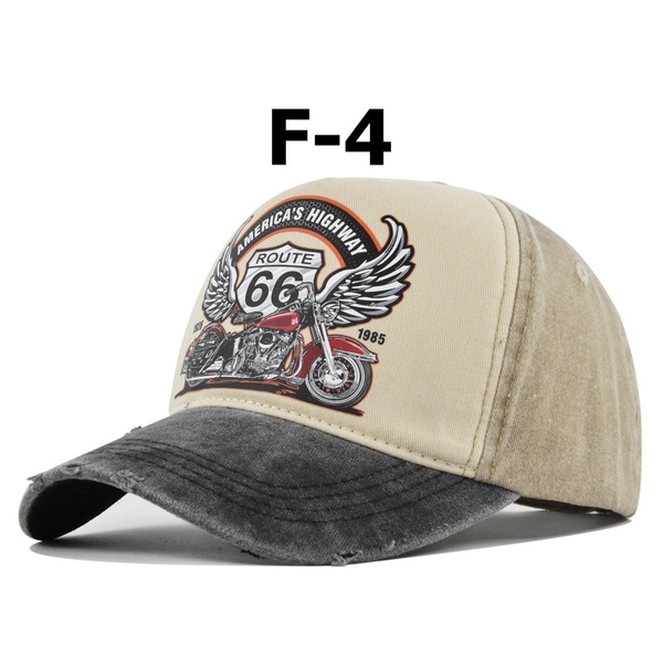 メンズキャップ メンズ帽子 メッシュキャップ ダメージ加工 カラーF-4