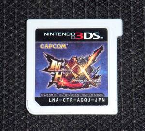 即決 3DS モンスターハンターXX ダブルクロス 作動確認済 同梱可 クリーニング済