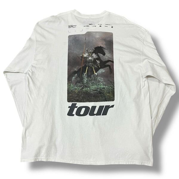 POST MALONE(ポストマローン) HORES オフィシャル ロングスリーブTシャツ 2XL beerbongs & Bentleys 長袖 バンド ラップTシャツ 古着