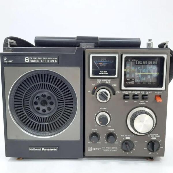 National Panasonic RF-1180 6バンド ラジオ 現状品