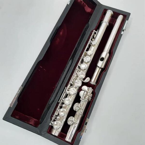 YAMAHA フルート YFL-614 管体銀製 プロモデル ケース付き