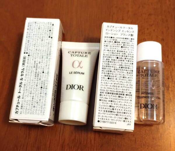 Dior☆ディオール☆カプチュール トータル☆ル セラム(美容液)☆インテンシブ エッセンス ローション(化粧水)☆未使用新品♪