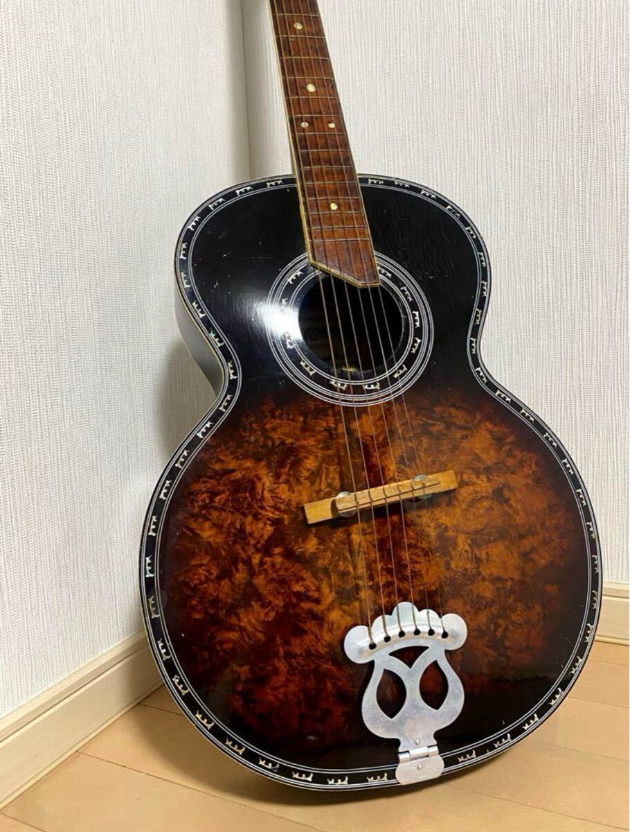 Maruha Vintage Guitar Model No. 45, 1960s, Rare, Used, Japan