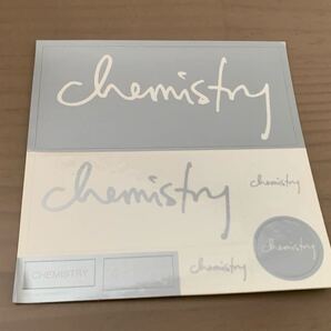 ☆送料無料【 CHEMISTRY 】非売品ステッカー ★ 人気 ヴォーカルデュオ ケミストリー 川畑要 堂珍嘉邦 歌手 グループ