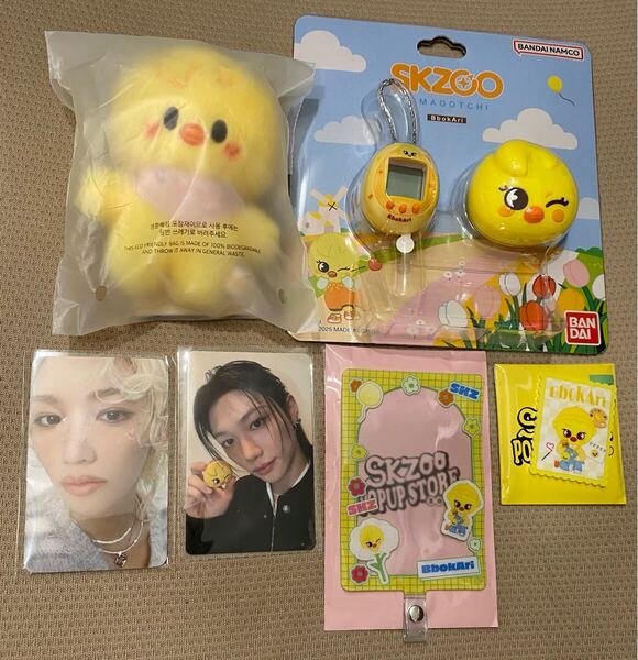 stray kids スキズ フィリックス ポガリ たまごっち ペンミ 10cm ぬいぐるみ ぬい アクリルステッカー SKZOO マルチフォンタブ