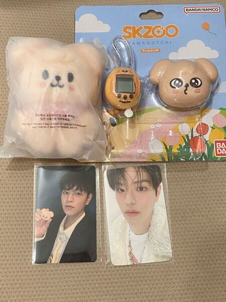 スキズ パピーム skzoo たまごっち スンミン ペンミ ぬい 10cm ぬいぐるみ plush stray kids straykids パピム 特典トレカ