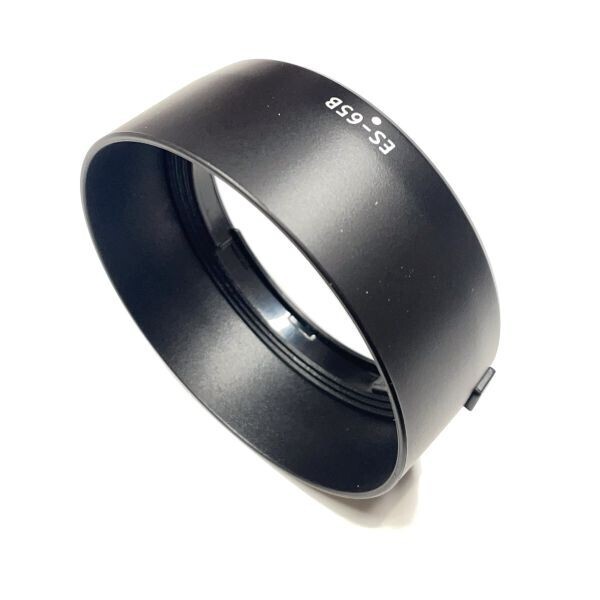 【新品 即決 送料無料 ゆうパケ】レンズフード Canon ES-65B 互換品 (RF 50mm F1.8 STM用) / lens hood