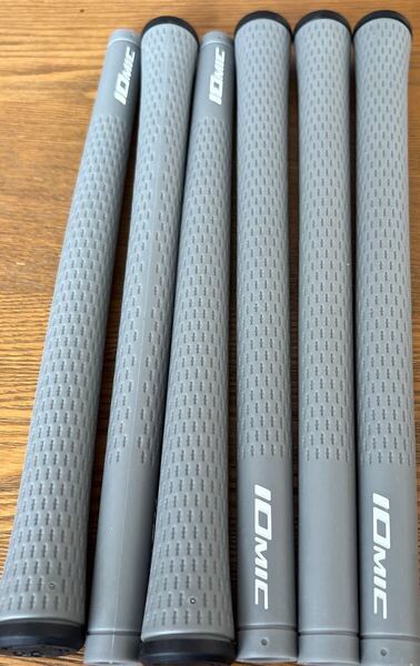 新品 イオミック IOMIC ゴルフグリップ sticky2.3 スティッキー 6本セット グレー