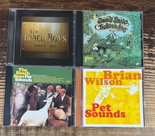 名盤 CD4枚セット】Brian Wilson ブライアン・ウィルソン■BEACH BOYS ビーチ・ボーイズ■Pet Sounds LIVE■Smiley Smile■初期レア音源