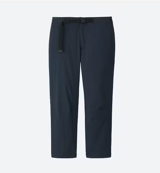 ユニクロ●UNIQLO ドライ クロップド ジョガーパンツ●Sサイズ●七分丈●ウエスト68〜76cm メンズ ●レディースにも●ブラック