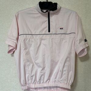 カッター&バック C&B 半袖 ウィンドブレーカー アウター ゆったりめ 身幅66cm メンズLL ピンク系