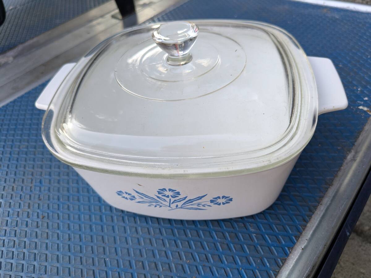 未使用品 CorningWare 2.5リットル 輸入品 パイロセラム USA製 SHOP偶然と必然の間 コーニング パイロセラム スキレット USA 鳥