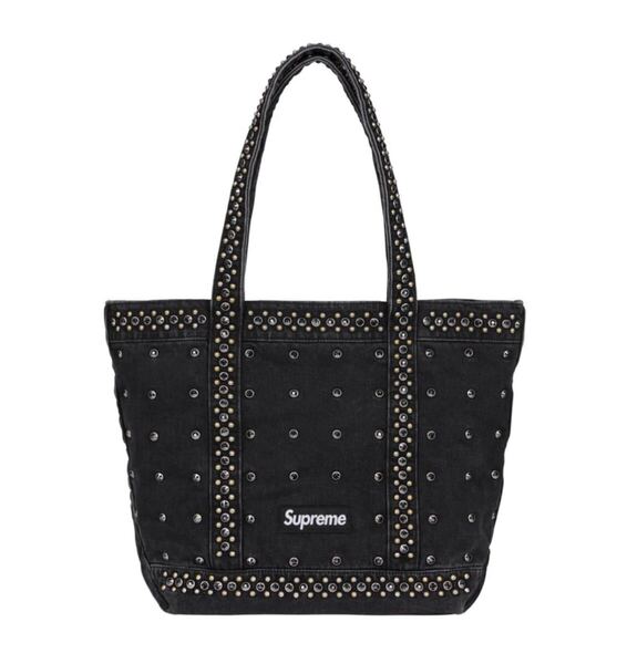 Supreme b.b. Simon Denim Tote Bag Black
