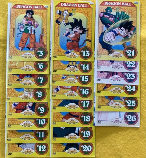 ★ ドラゴンボール DRAGON BALL 22巻(vol.1・2・4・5欠品) 管理番号30595 DVD レンタル落ち アニメ