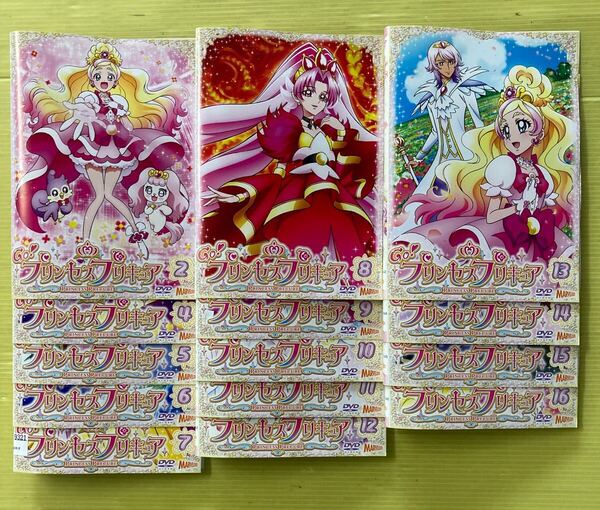 Go! プリンセスプリキュア 14巻セット(vol.1,3欠品) 管理番号35817 DVD レンタル落ち アニメ
