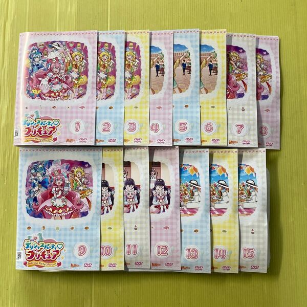デリシャスパーティプリキュア 15巻全巻セット 管理番号35631 DVD レンタル落ち アニメ