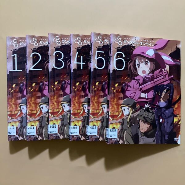 ソードアート・オンライン オルタナティブ ガンゲイル・オンライン 6巻全巻セット 管理番号23289 DVD レンタル落ち アニメ